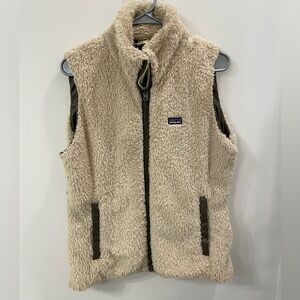 Patagonia Los Gatos Fleece Vest in Khaki Size M